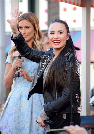 Demi Lovato Topshop Topman LA Grand Opening at The Grove in LA 2/14/13 