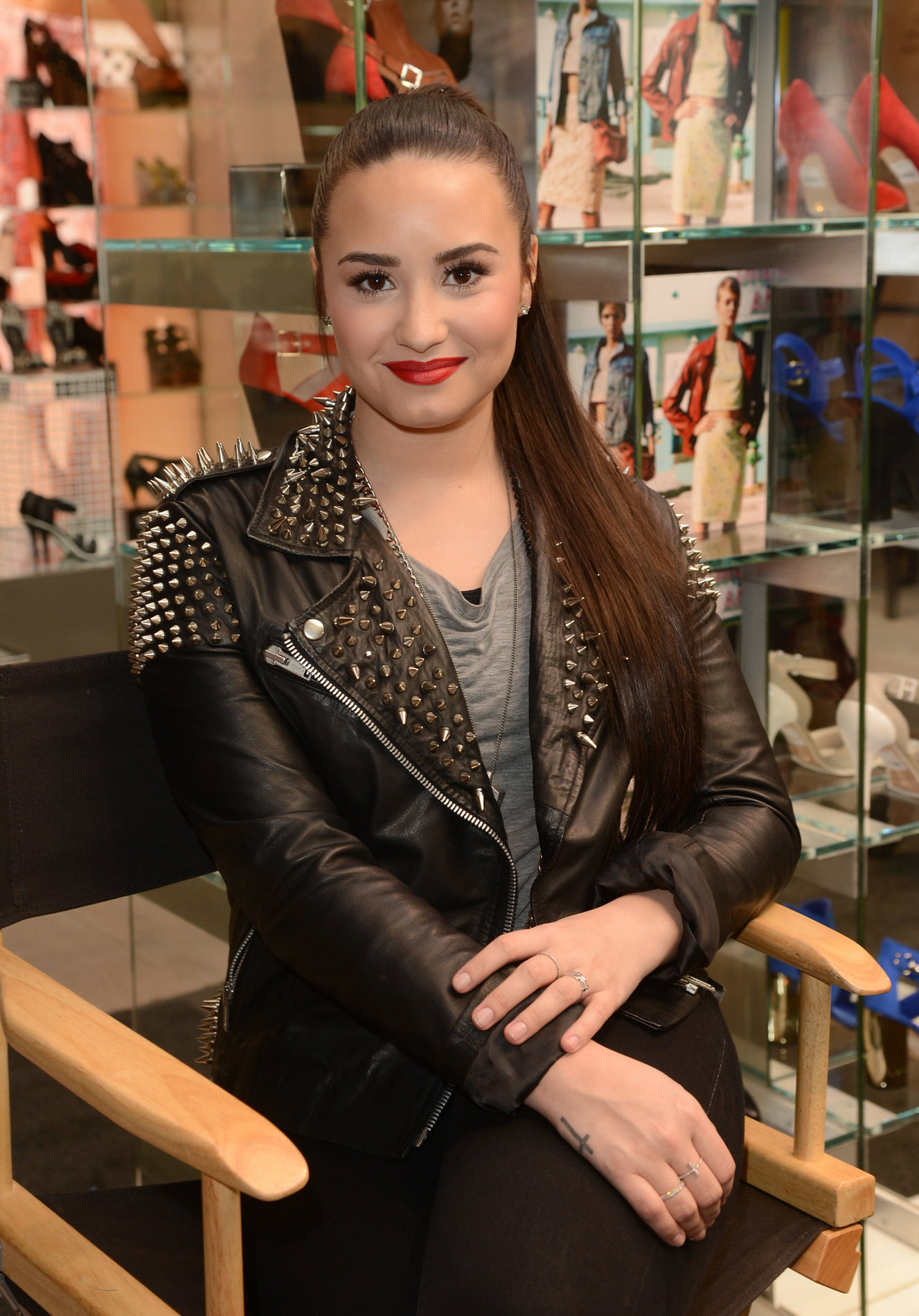 Demi Lovato Topshop Topman LA Grand Opening at The Grove in LA 2/14/13 