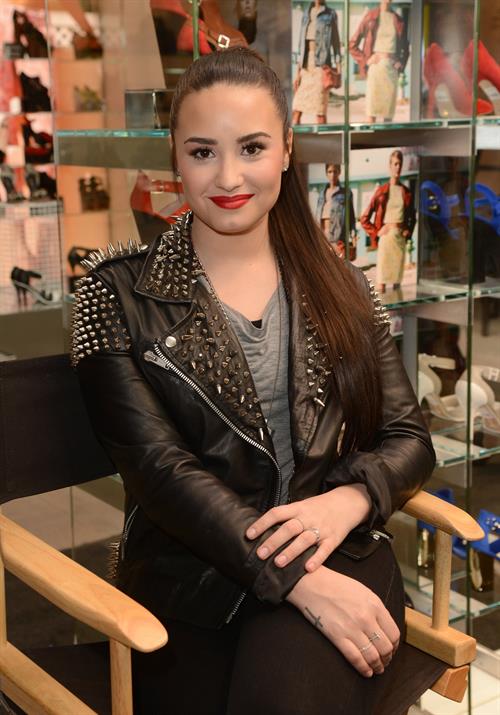 Demi Lovato Topshop Topman LA Grand Opening at The Grove in LA 2/14/13 