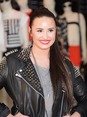 Demi Lovato Topshop Topman LA Grand Opening at The Grove in LA 2/14/13 
