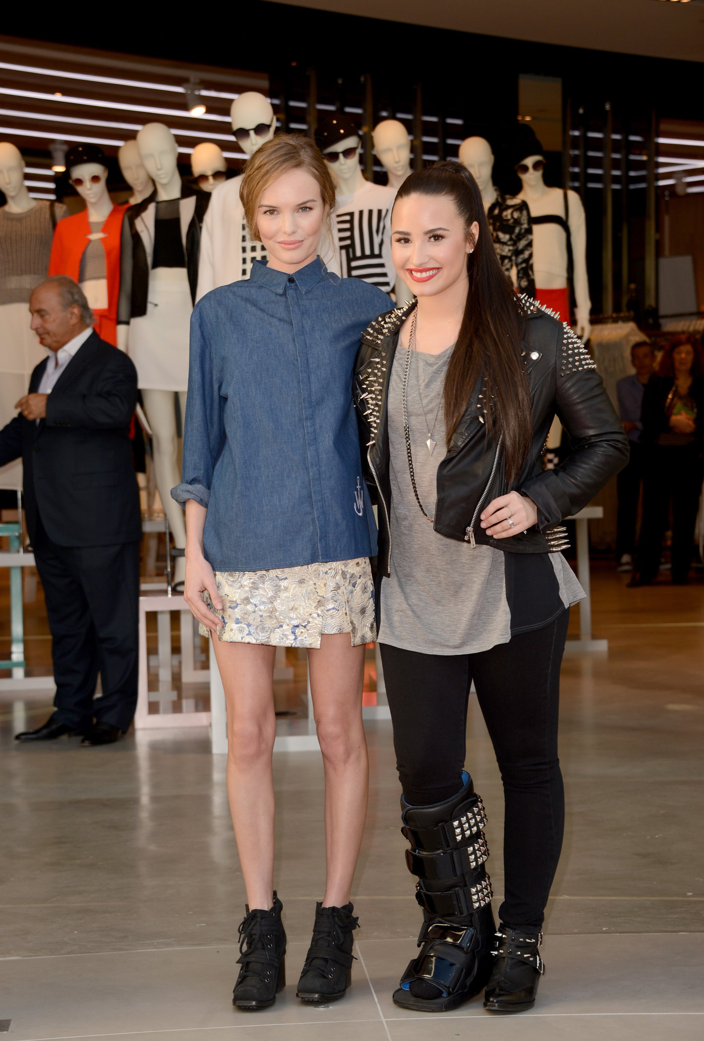 Demi Lovato Topshop Topman LA Grand Opening at The Grove in LA 2/14/13 