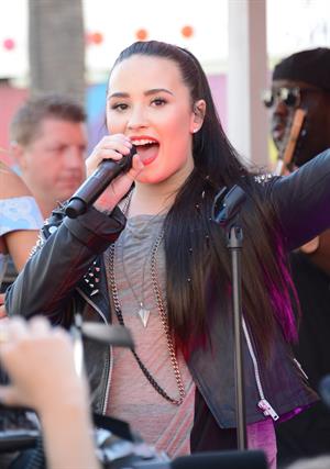 Demi Lovato Topshop Topman LA Grand Opening at The Grove in LA 2/14/13 
