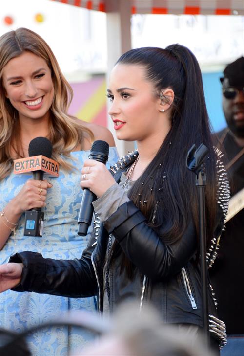 Demi Lovato Topshop Topman LA Grand Opening at The Grove in LA 2/14/13 