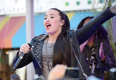 Demi Lovato Topshop Topman LA Grand Opening at The Grove in LA 2/14/13 