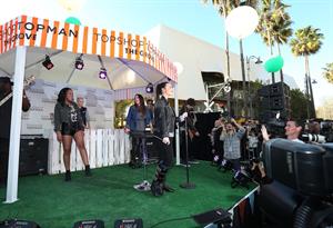 Demi Lovato Topshop Topman LA Grand Opening at The Grove in LA 2/14/13 