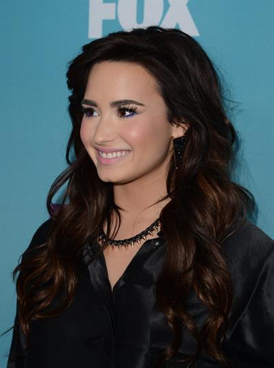 Demi Lovato The X Factor season finale news conference in LA 12/17/12 