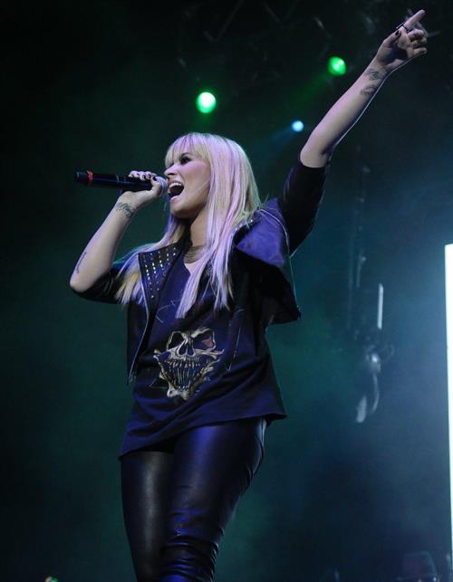 Demi Lovato performs at Z fest in Sao Paulo Brazil 9/29/12 