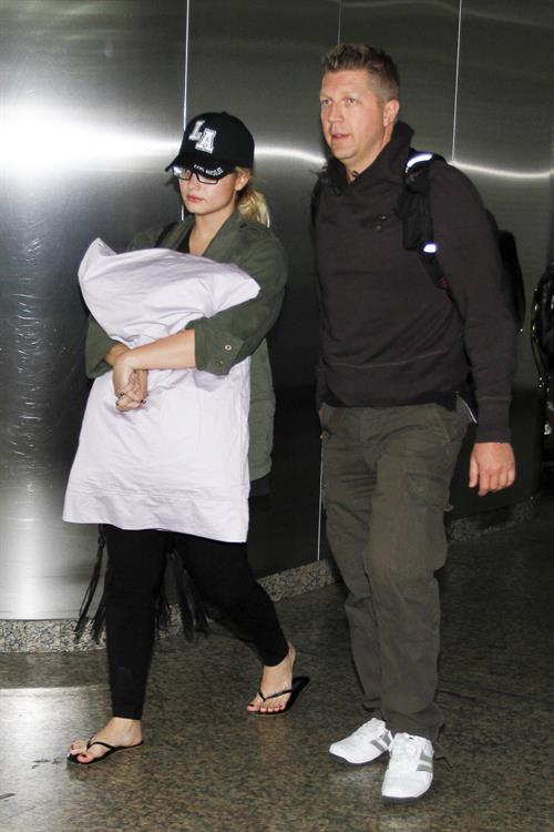 Demi Lovato  Rio de Janeiro International Airport 9/28/12 