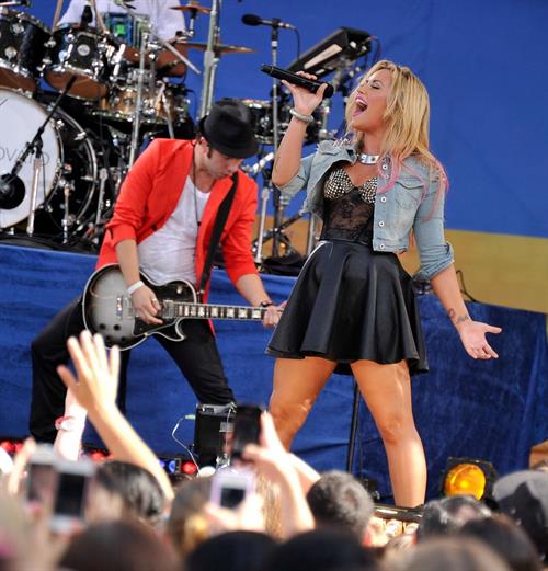 Demi Lovato Pictures Demi Lovato - Good Morning America set in New York - 6 July, 2012