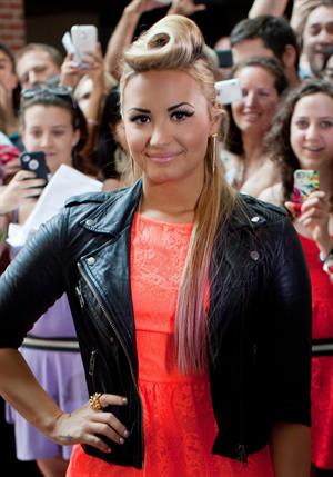Demi Lovato -  The X Factor  season 2 auditions in Greenscoro, North Carolina (July 8, 2012)