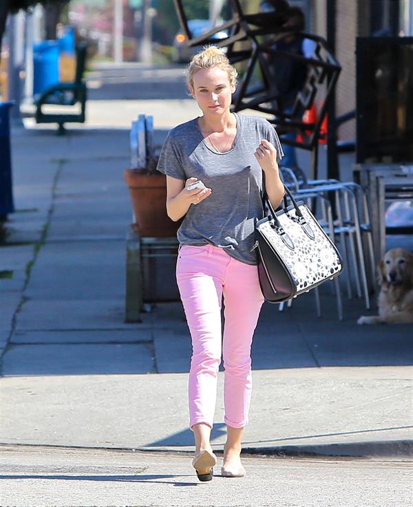 Diane Kruger at The Grove in LA 3/12/13