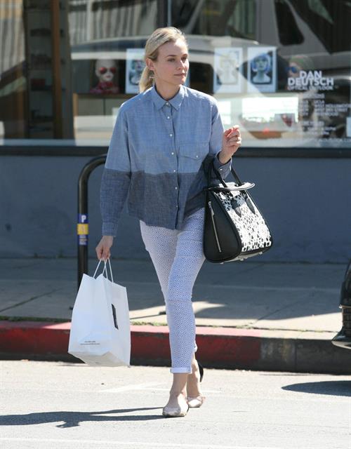 Diane Kruger leaving Joans On Third in West Hollywood March 14, 2013