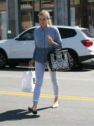 Diane Kruger leaving Joans On Third in West Hollywood March 14, 2013