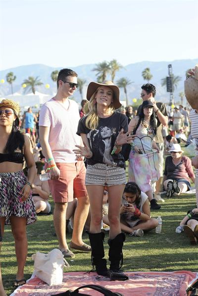 Diane Kruger attends the H&M Loves Music Coachella 2013 kick-off Event at Merv Griffin Estate in La Quinta in April 