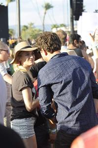 Diane Kruger attends the H&M Loves Music Coachella 2013 kick-off Event at Merv Griffin Estate in La Quinta in April 