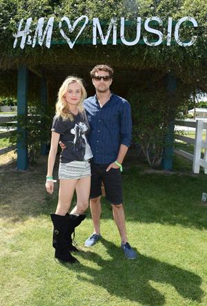 Diane Kruger attends the H&M Loves Music Coachella 2013 kick-off Event at Merv Griffin Estate in La Quinta in April 
