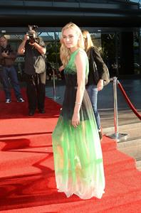 Diane Kruger arrive at the Series Premiere of F's 'The Bridge' at the DGA Theater July 8, 2013 