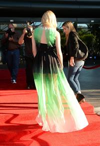 Diane Kruger arrive at the Series Premiere of F's 'The Bridge' at the DGA Theater July 8, 2013 