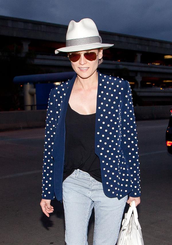 Diane Kruger Arrives At LAX