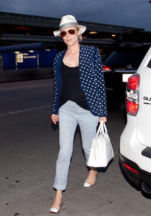 Diane Kruger Arrives At LAX