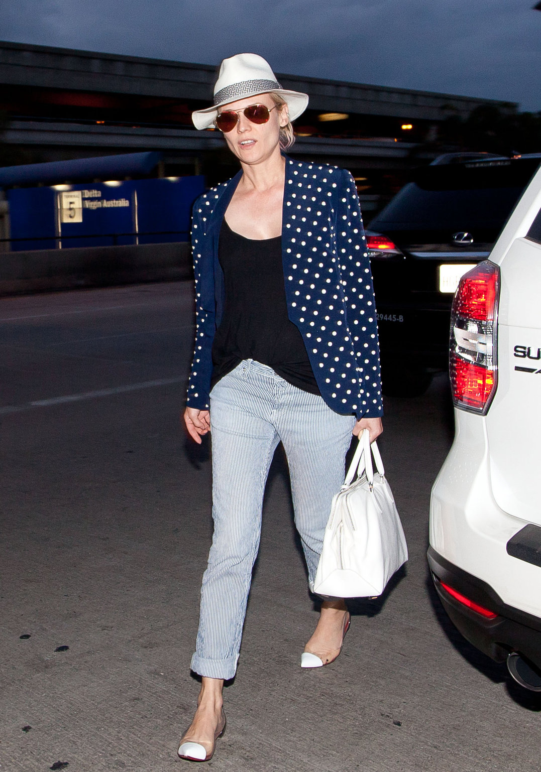 Diane Kruger Arrives At LAX