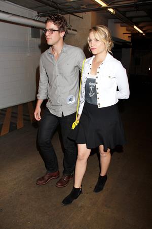 Dianna Agron At the Wiltern Theatre to watch Jack White Concert in LA, May 30, 2012