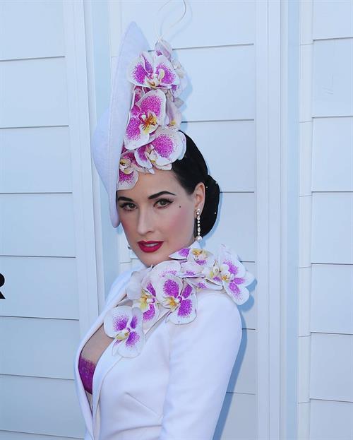 Dita Von Teese Myer Marquee Event - Melbourne Cup Day (November 5, 2013) 