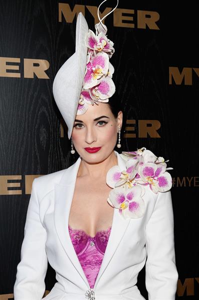 Dita Von Teese Myer Marquee Event - Melbourne Cup Day (November 5, 2013) 
