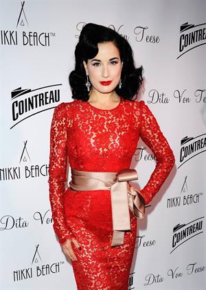 Dita Von Teese Cointreau & Nikki Beach Present Dita Von Teese - 66th Annual Cannes Film Festival (May 20, 2013) 