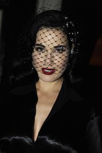 Dita Von Teese at Intimate Dinner Party March 12, 2013 