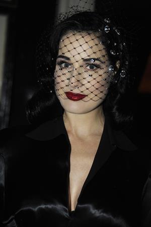 Dita Von Teese at Intimate Dinner Party March 12, 2013 