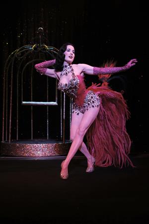 Dita Von Teese Pictures Dita Von Teese Excited for tonight's opening night in Los Angeles (19.06.2013)