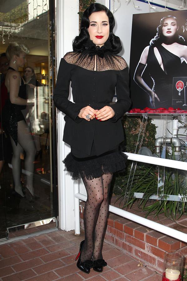 Dita Von Teese - Fragrance Launch in LA 12/15/12  