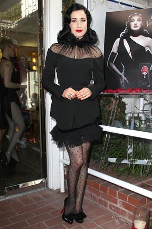 Dita Von Teese - Fragrance Launch in LA 12/15/12  