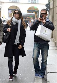 Elisabetta Canalis out and about in Milan (29.03.2013) 