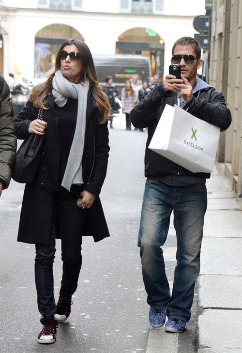 Elisabetta Canalis out and about in Milan (29.03.2013) 