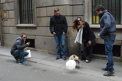 Elisabetta Canalis out and about in Milan (29.03.2013) 