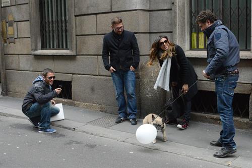 Elisabetta Canalis out and about in Milan (29.03.2013) 