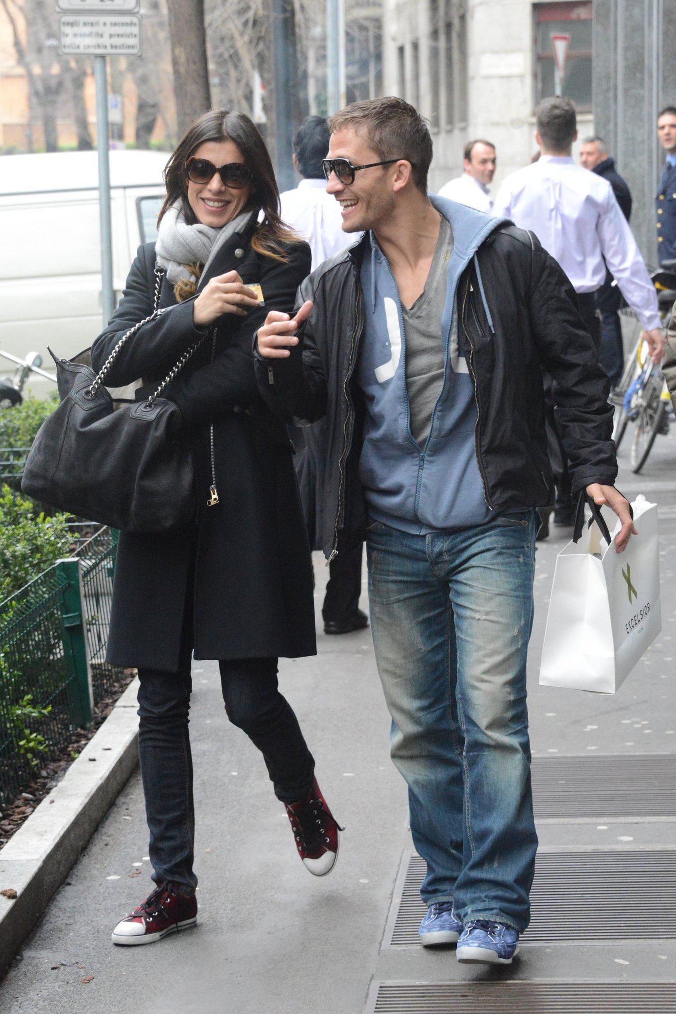 Elisabetta Canalis Pictures Elisabetta Canalis out and about in Milan (29.03.2013)