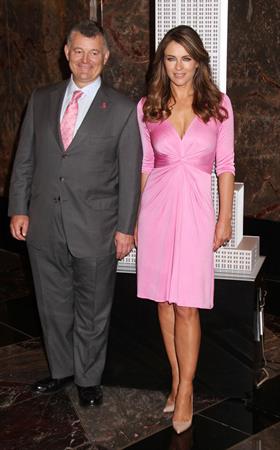 Elizabeth Hurley Lights up Empire State Building event in New York - October 1, 2012