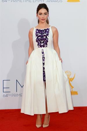 Emilia Clarke - 64th Primetime Emmys Nokia Theatre LA Sept 23, 2012