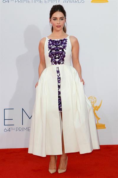 Emilia Clarke - 64th Primetime Emmys Nokia Theatre LA Sept 23, 2012