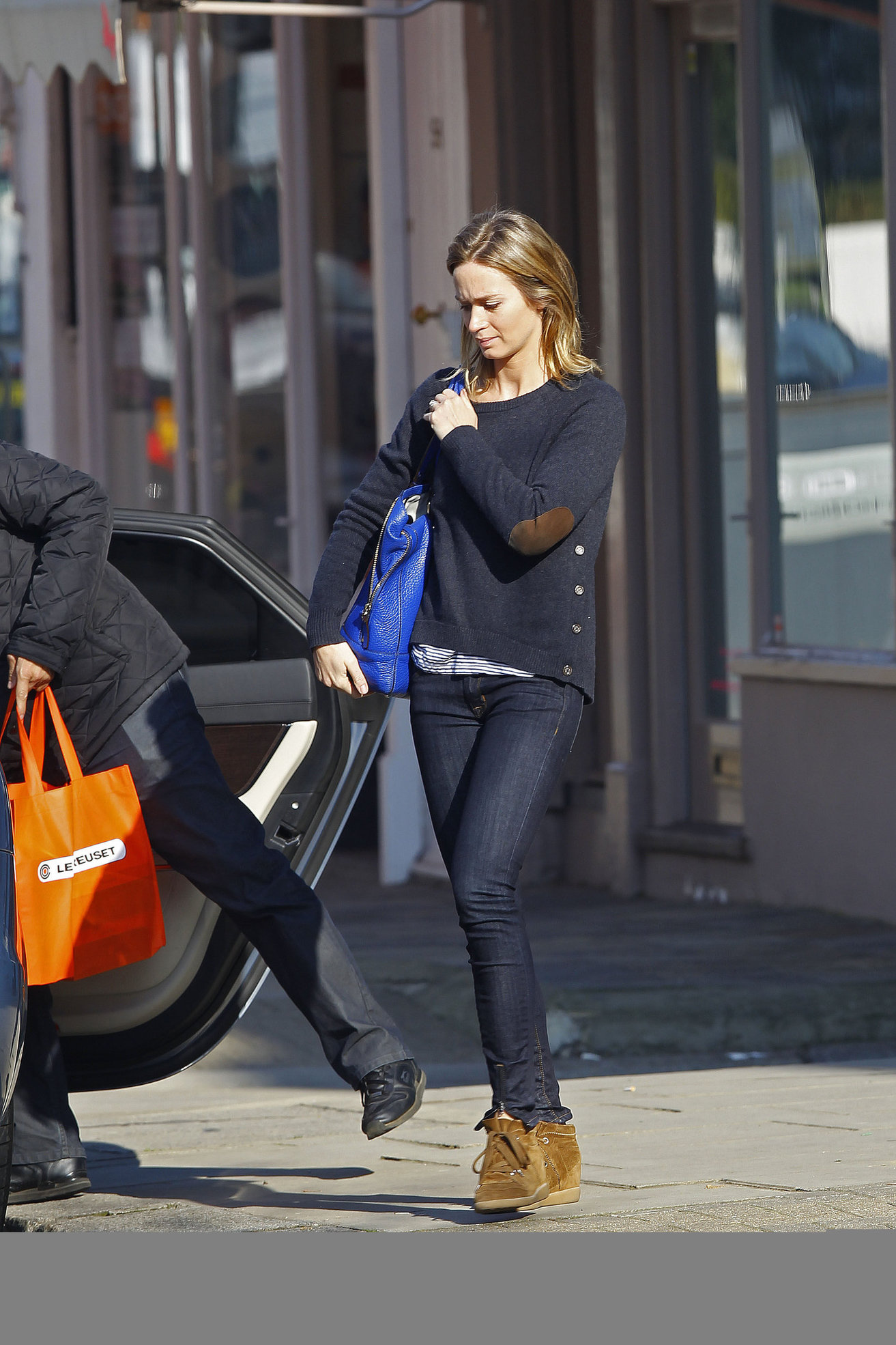 Emily Blunt Shopping in Notting Hill, London, Feb 19, 2013 