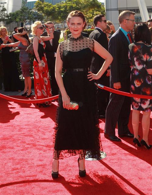 Emily Deschanel - Creative Arts Emmy Awards 9/15/12  