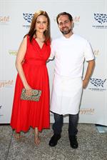Emily Deschanel Humane Society of the United States Veg Appetit at Smogshoppe in LA on June 16, 2013