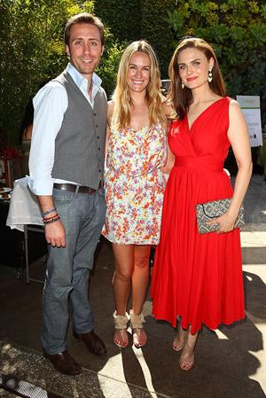 Emily Deschanel Humane Society of the United States Veg Appetit at Smogshoppe in LA on June 16, 2013