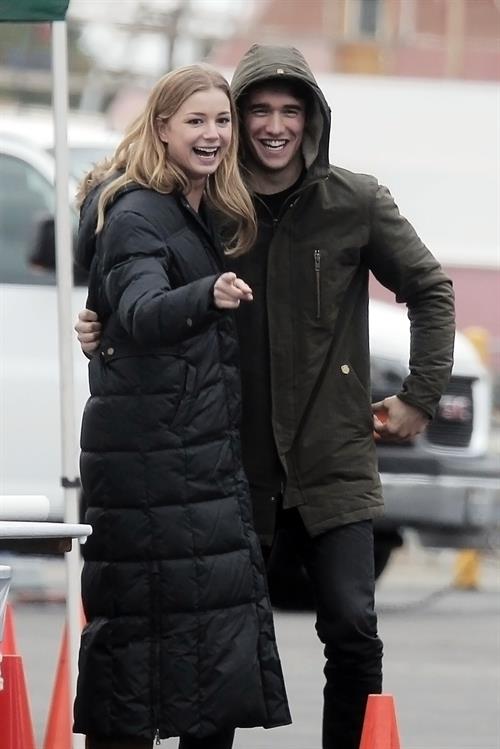 Emily VanCamp - On the Set of Revenge in Los Angeles (07.02.2013) 