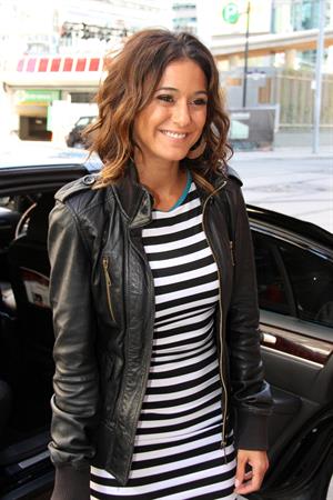 Emmanuelle Chriqui - Outside CityTV Studios in Toronto June 07, 2012