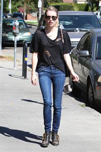 Emma Roberts walking in Hollywood 10/5/13  