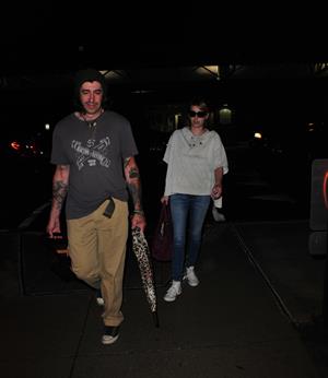 Emma Roberts lands in Wilmington to continue filming 'We're the Millers' (09 August 2012)